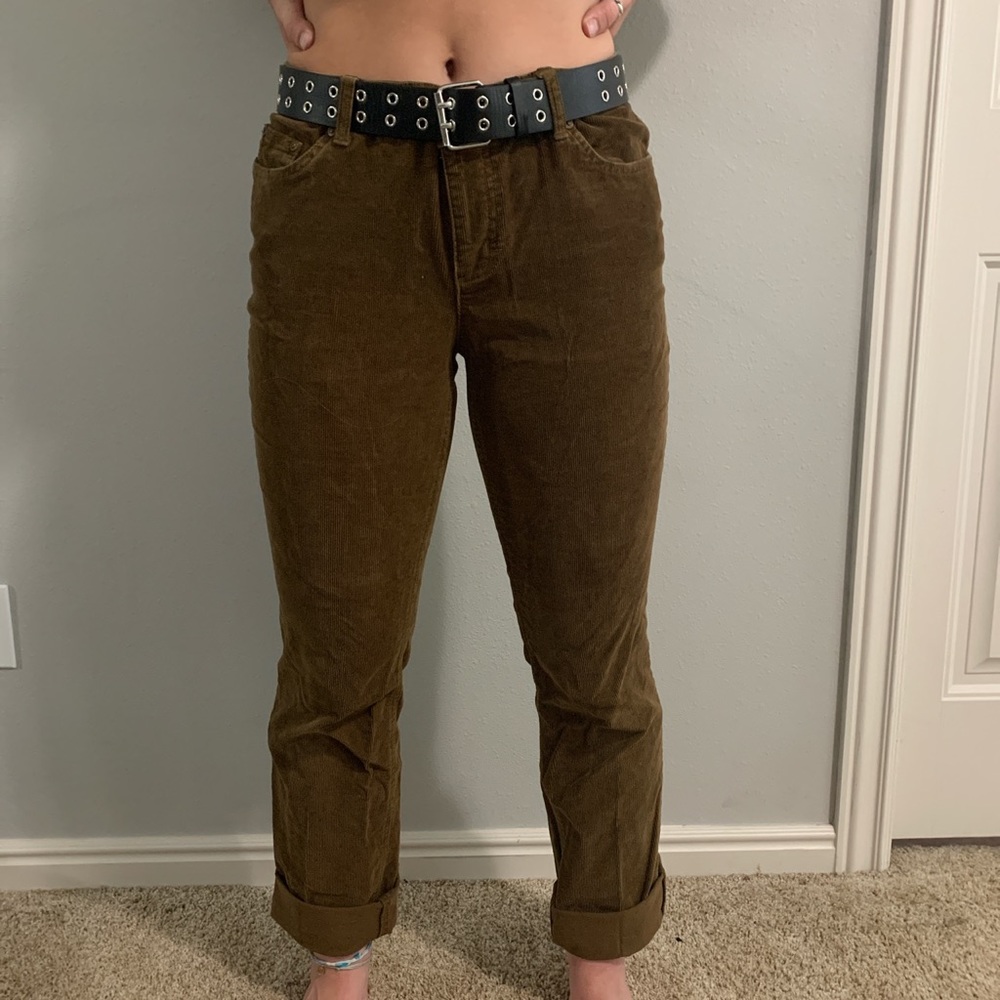 Brown corduroy jeans